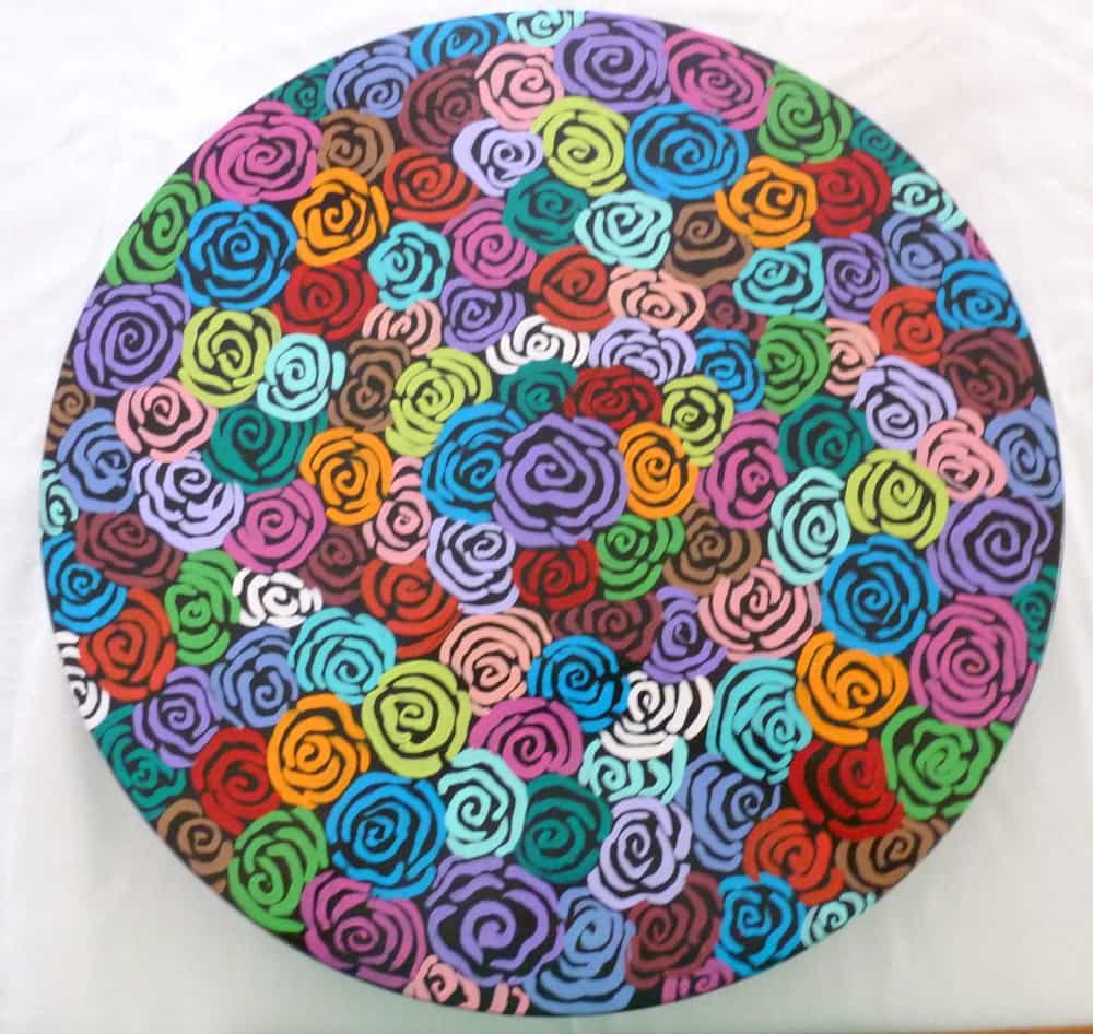 Lazy Susan Flowers CHERI LASHER