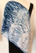 Infinity Shibori on Rayon Scarf 10
