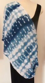 Infinity Shibori on Rayon Scarf 13 1